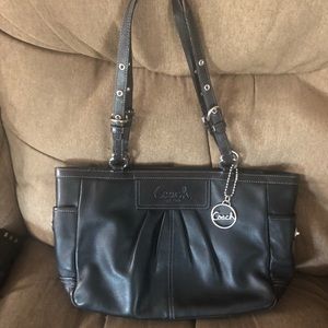 Black coach purse